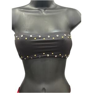 NWT Dolce vita bikini top large black Macys bundle